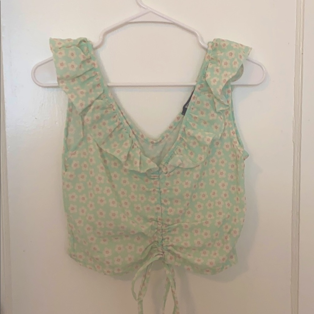 Brand New Never Worn Missguided Cropped Tank Top